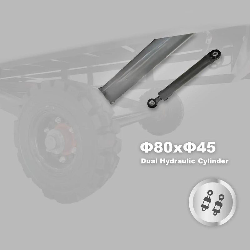 18,000 lb. Capacity Portable Loading Dock Ramps Yard Ramp by Chery Industrial