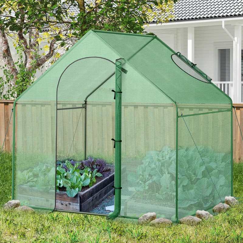Portable Outdoor Warm House with PE Cover and Roll-up Zippered Door by DirectDeals