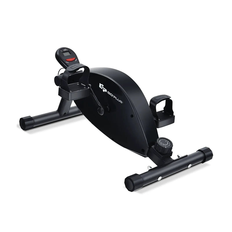 Portable Under Desk Bike Pedal Exerciser with Adjustable Magnetic Resistance by DirectDeals