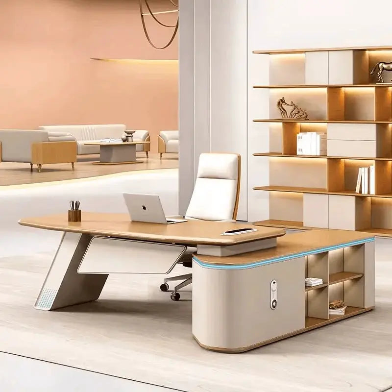 Ellis · Modern Executive L-Shaped Desk by Arc Grove