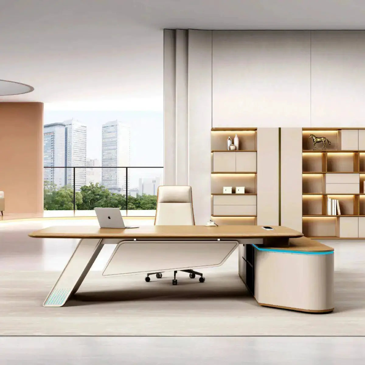 Ellis · Modern Executive L-Shaped Desk by Arc Grove