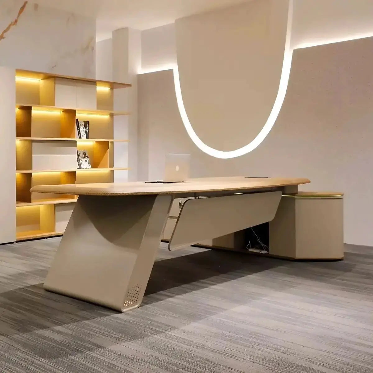 Ellis · Modern Executive L-Shaped Desk by Arc Grove