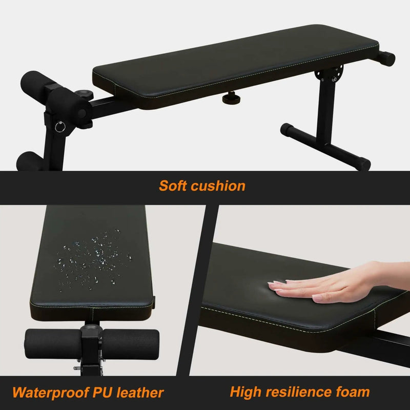 Rovix Power Tower Heavy-Duty Multi-Functional Dip Station With Bench, Pull Up Bar, And Adjustable Height For Home Gyms (SAK64327) by SAKSBY WHOLESALE