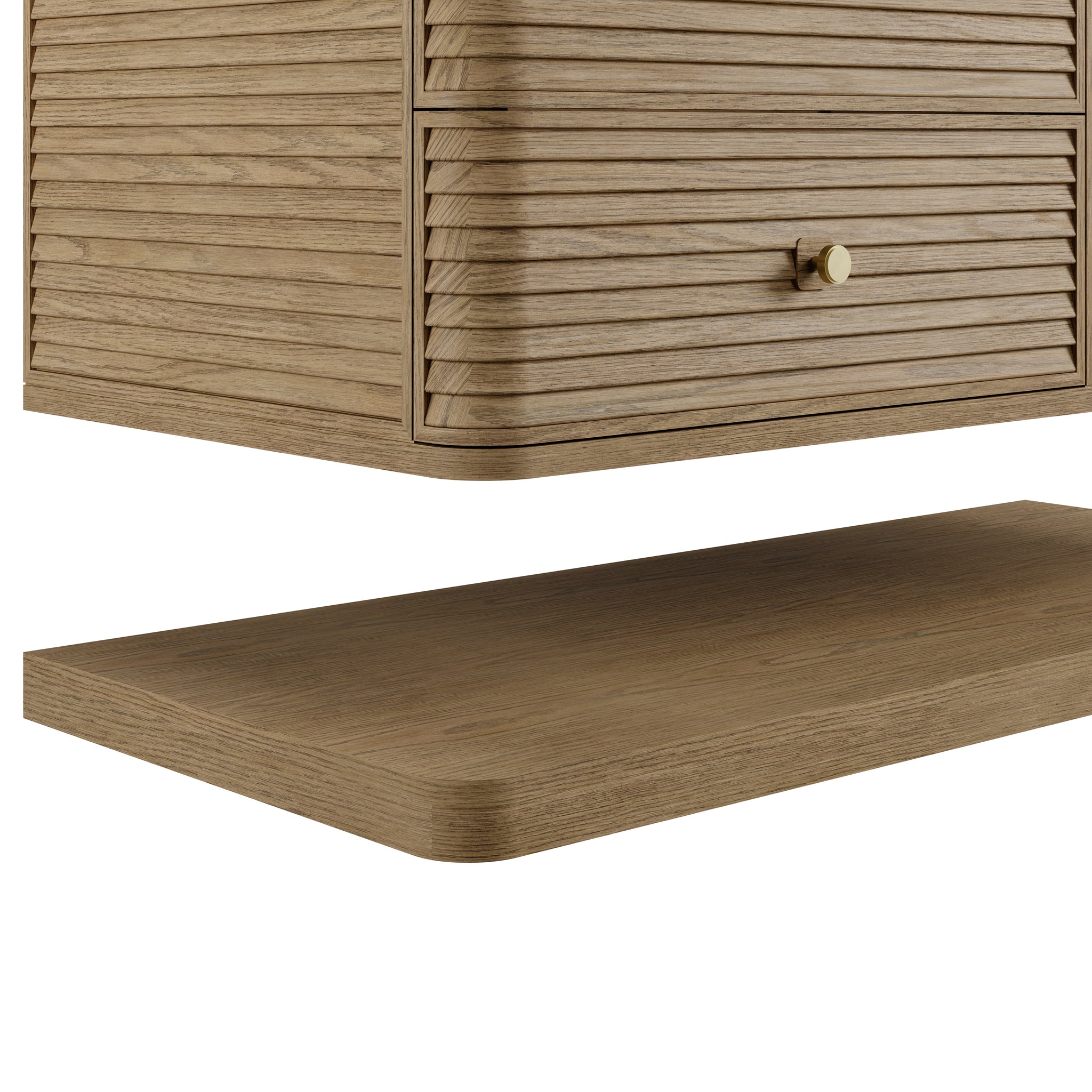 James Martin Allamari 48" Floating Single Bathroom Vanity, Dune Mist by James Martin