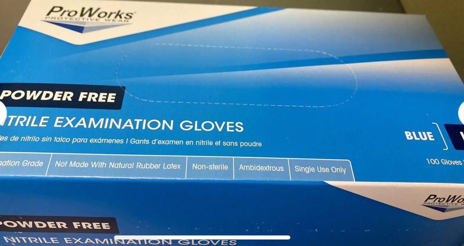 ProWorks Industrial Grade Nitrile Exam Gloves 4 mil by Selzalot