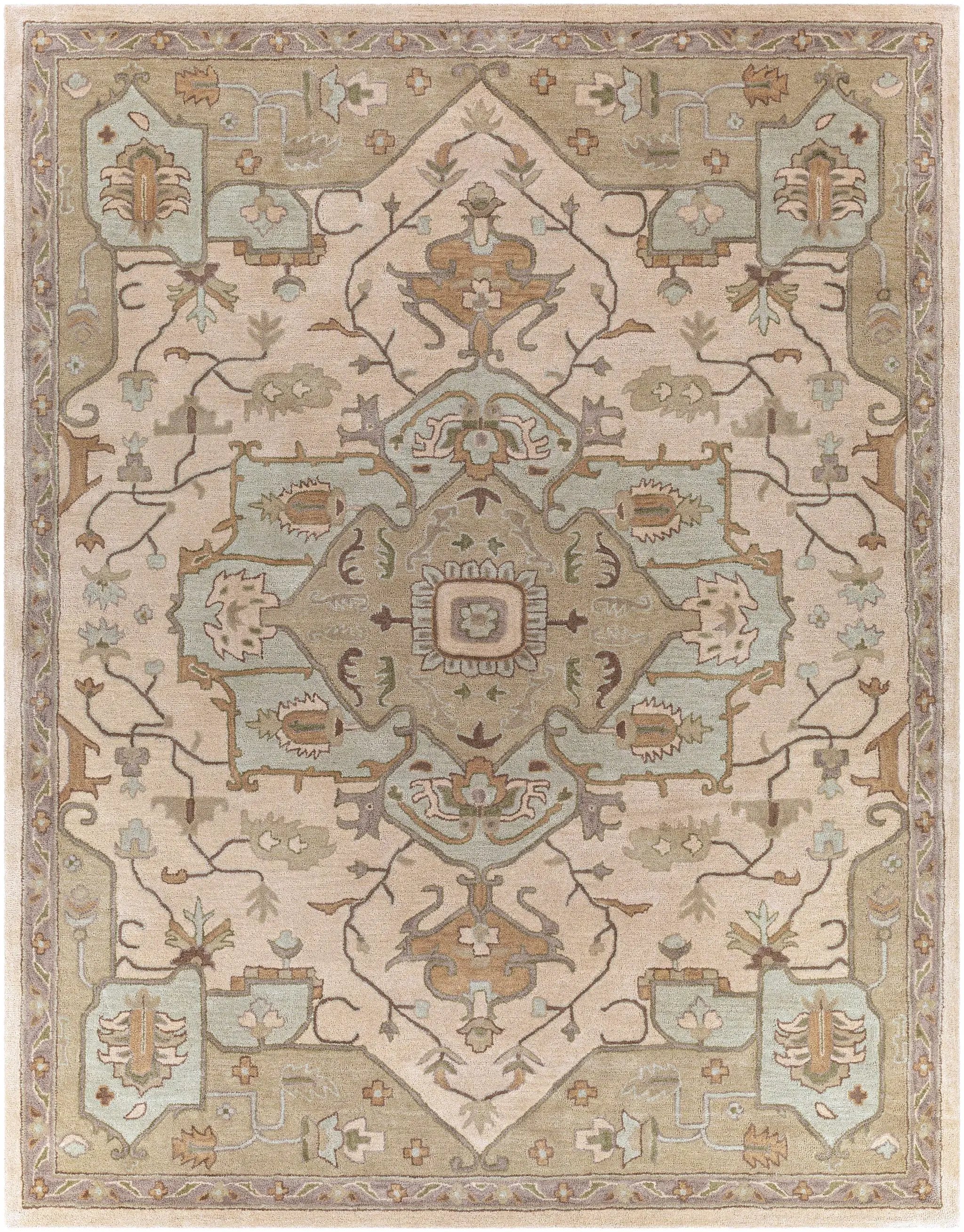Broomfield Hand Tufted Sage 1143 Area Rug by Boutique Rugs