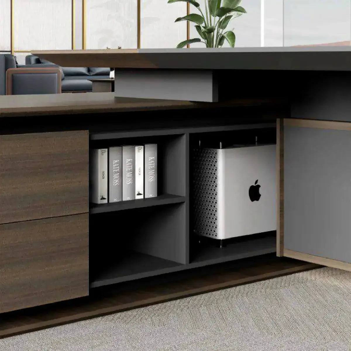 Brontë · Modern L-Shaped Executive Desk by Arc Grove