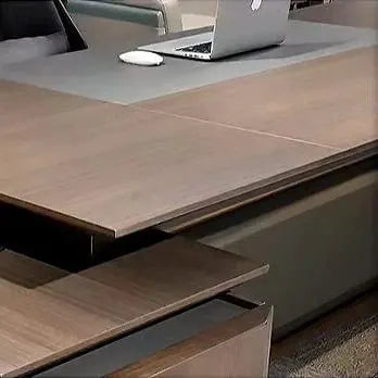 Brontë · Modern L-Shaped Executive Desk by Arc Grove