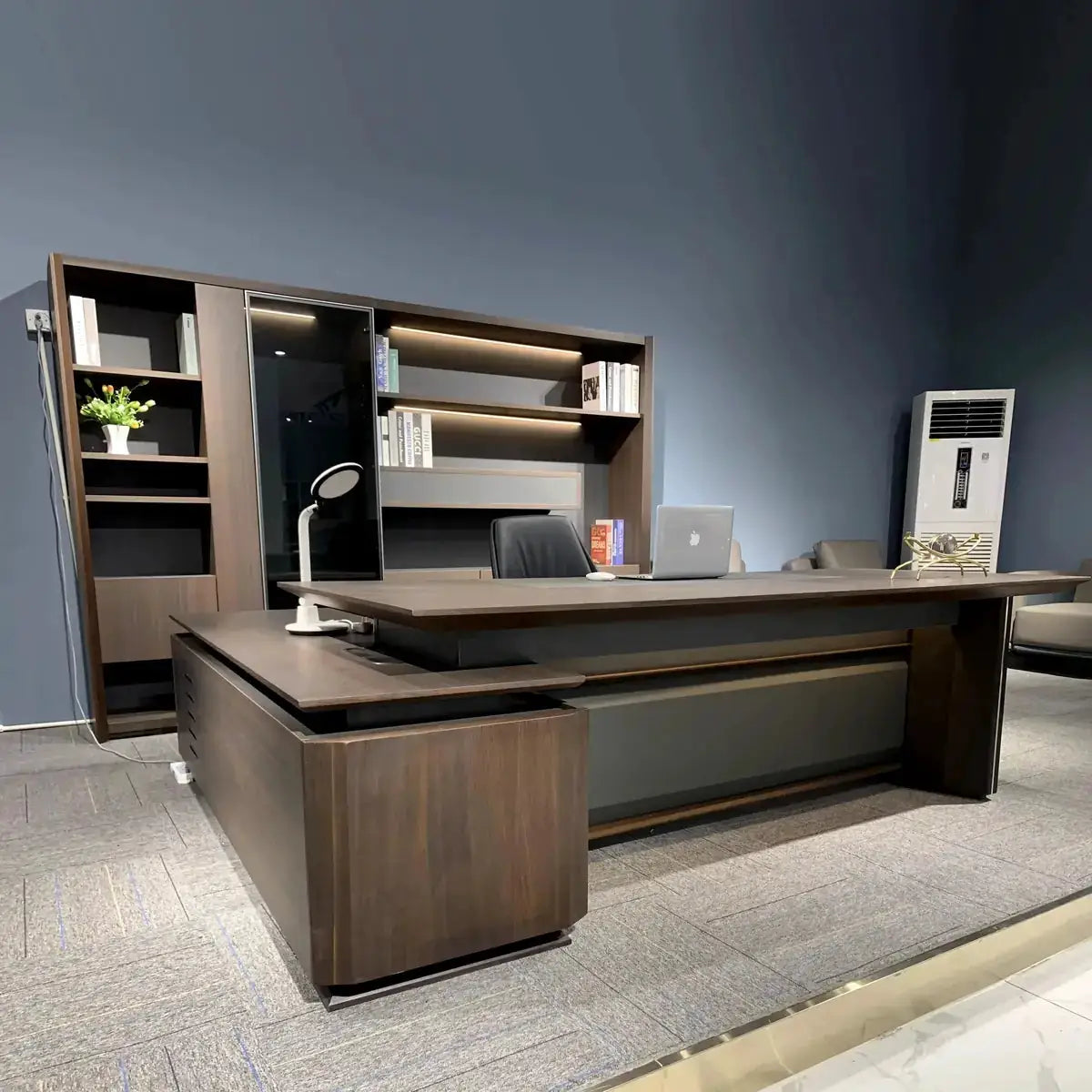 Brontë · Modern L-Shaped Executive Desk by Arc Grove