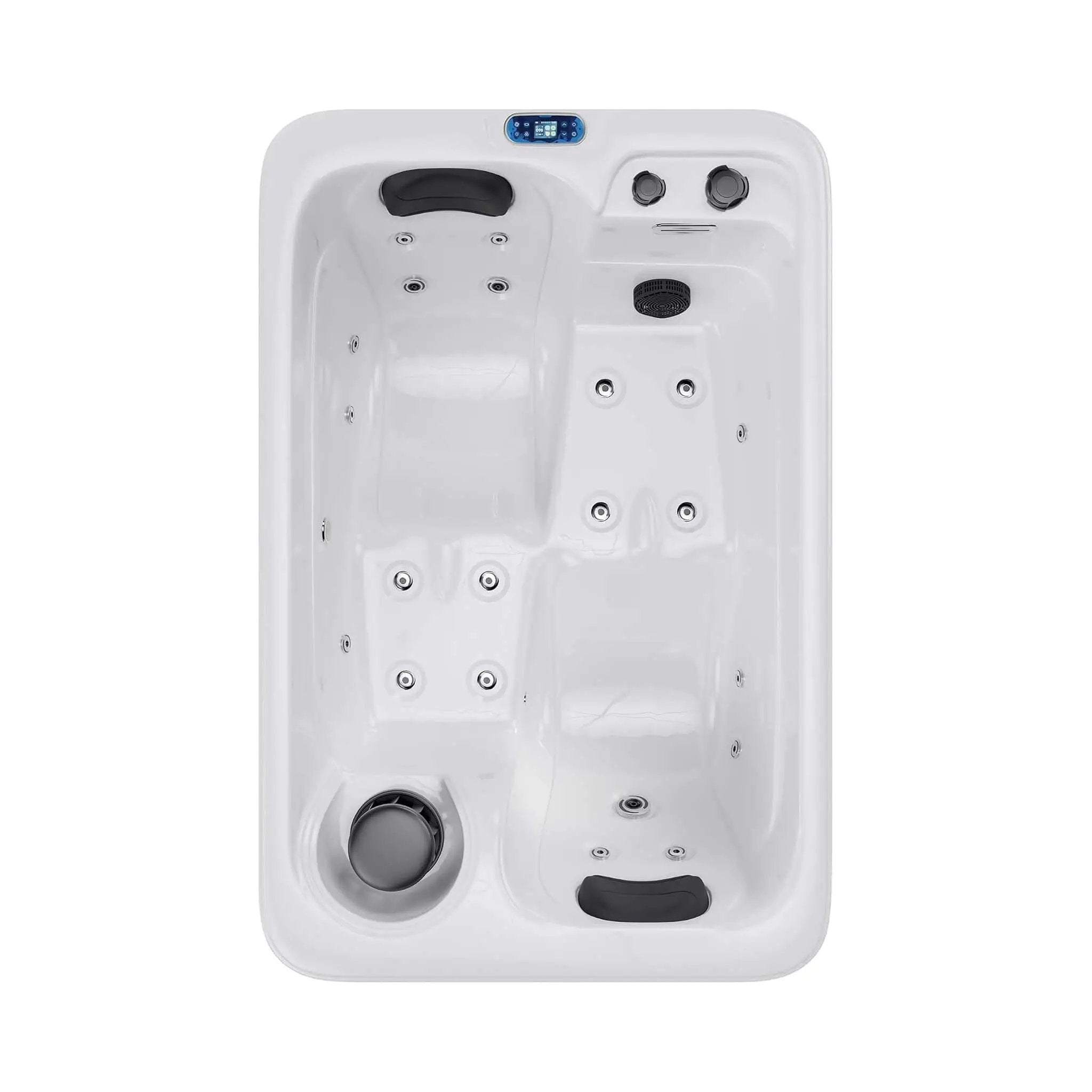 Premium 2-Person Outdoor Hot Tub W/ 15 Stainless Steel Jets (SAK92015) by SAKSBY WHOLESALE