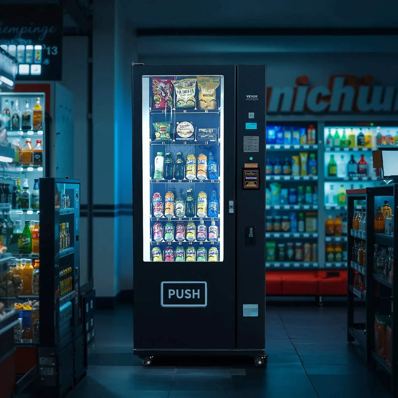 Premium 36-Slot Combo Vending Machine With ICT Bill And Coin Acceptor (SAK31832) by SAKSBY WHOLESALE