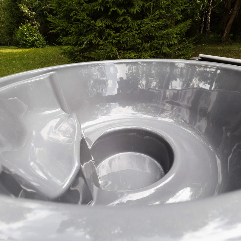 Premium 4-Person Fully-Assembled ThermoWood Wood-Fired Hot Tub (SAK14528) by SAKSBY WHOLESALE