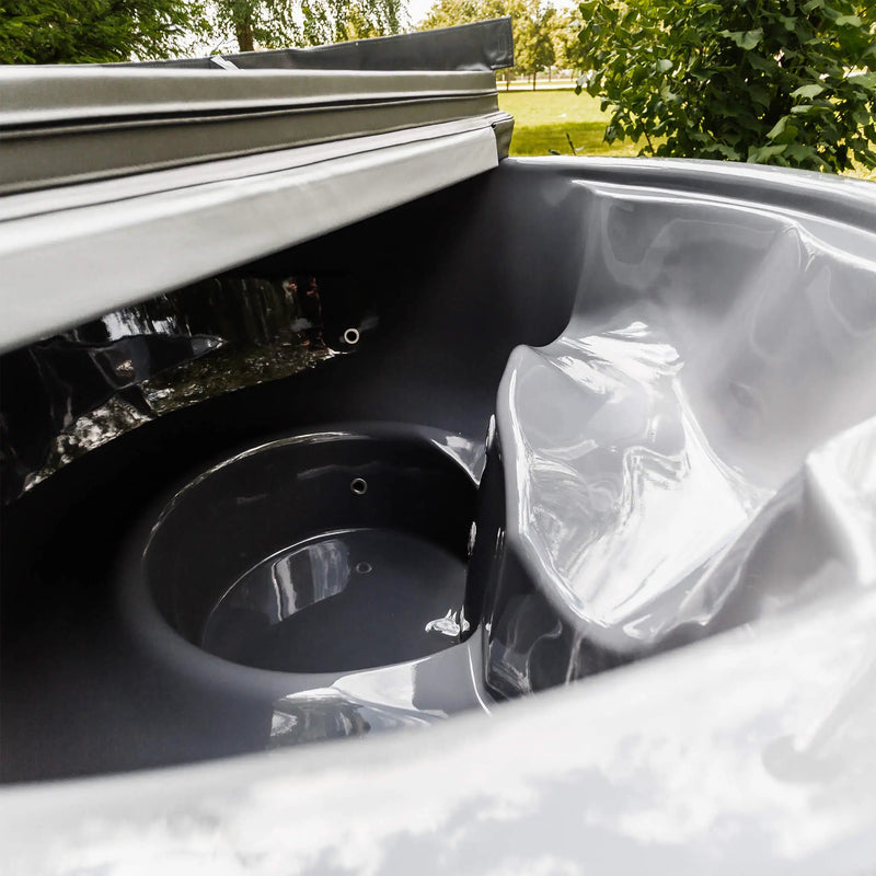 Premium 4-Person Fully-Assembled ThermoWood Wood-Fired Hot Tub (SAK14528) by SAKSBY WHOLESALE
