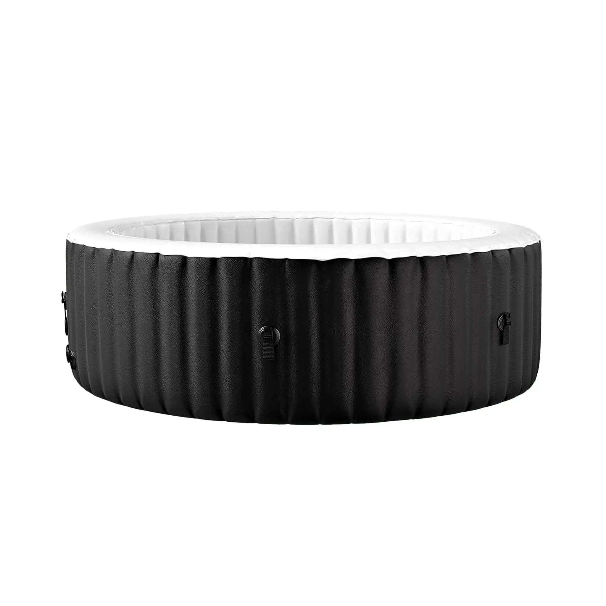 Premium Large 4-Person Inflatable Hot Tub Kit With 8-Color LED Lights (SAK20759) by SAKSBY WHOLESALE