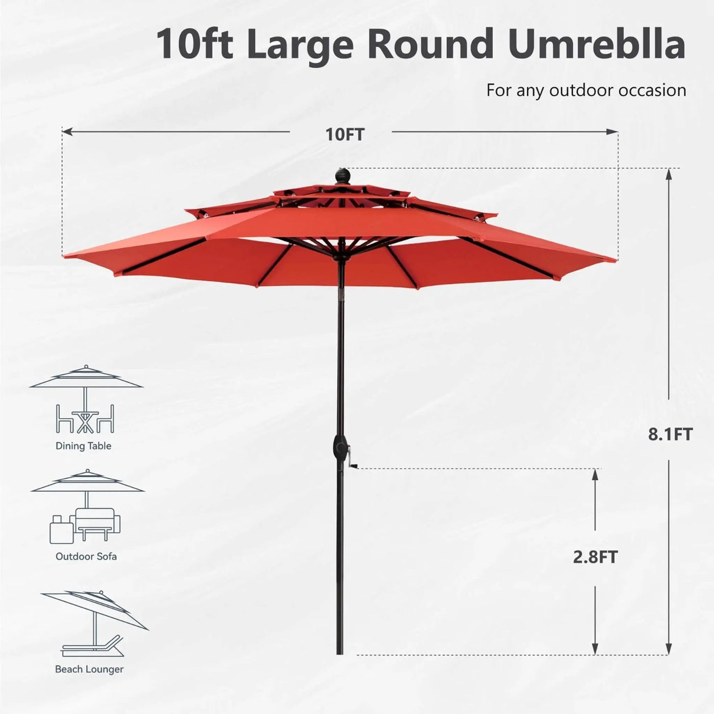 Alora Premium 6-Piece Bar Patio Furniture Set With Umbrella, Swivel Chairs, And Cushions (SAK90375) by SAKSBY WHOLESALE