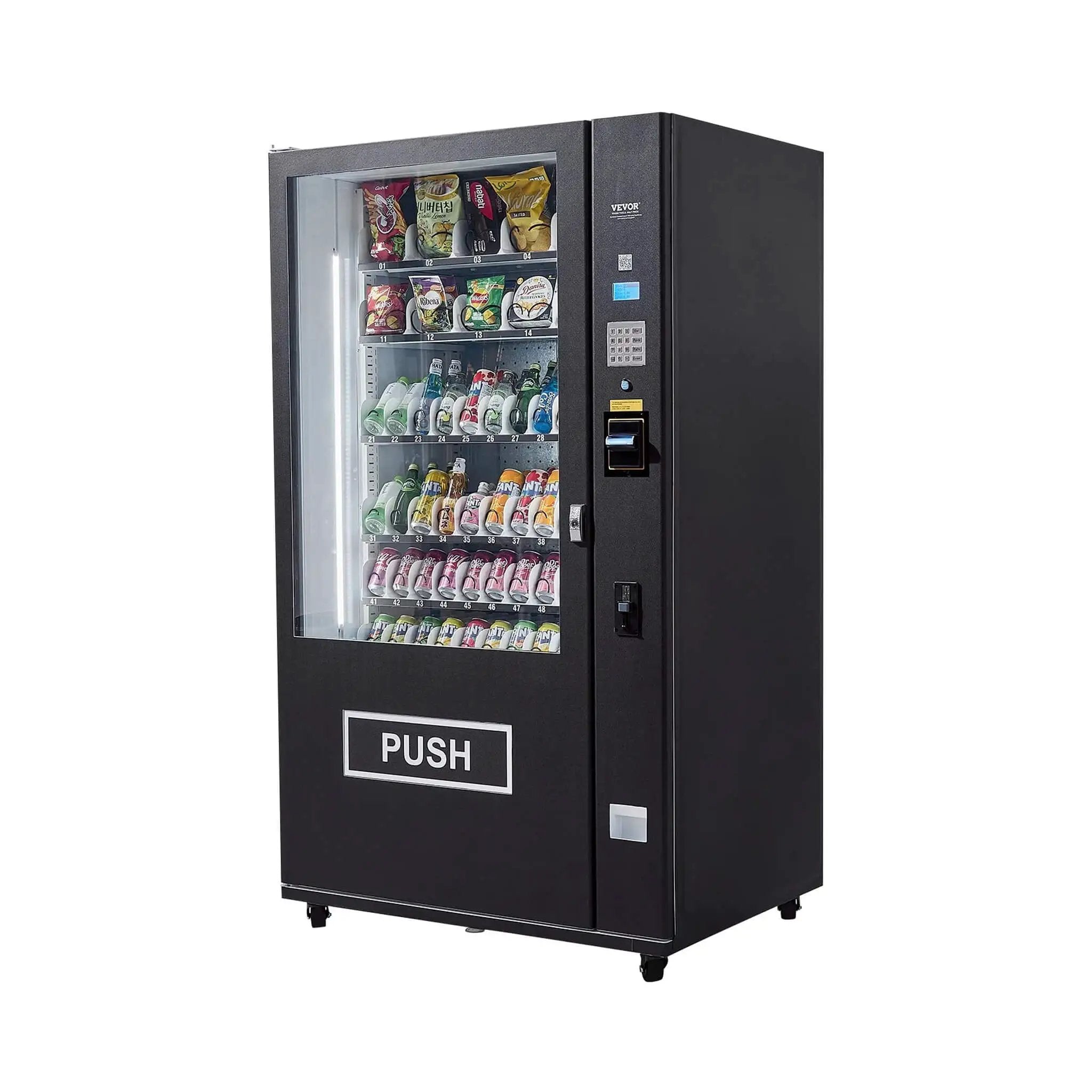 Premium 60-Slot Combo Vending Machine With ICT Bill And Coin Acceptor (SAK31842) by SAKSBY WHOLESALE