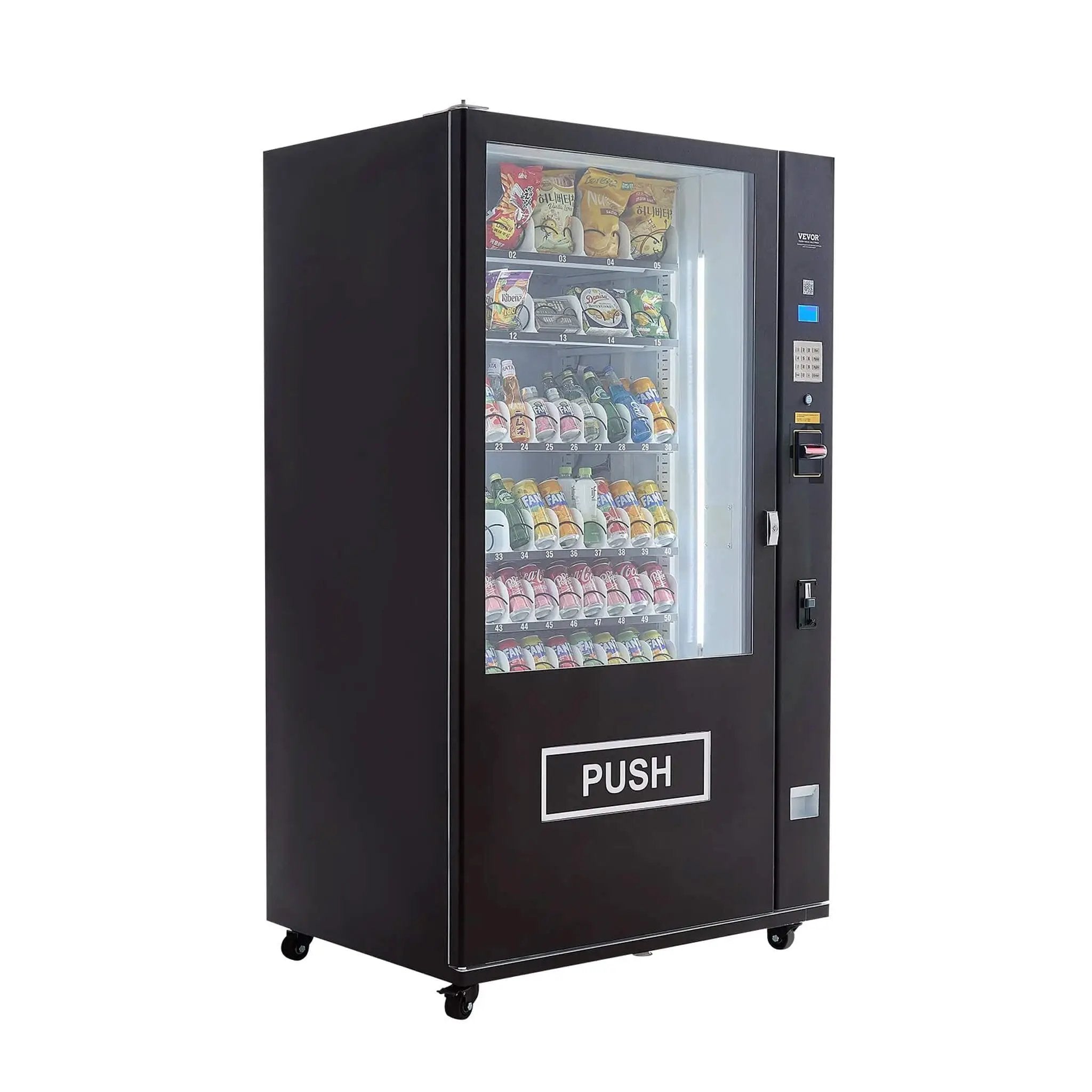 Premium 60-Slot Combo Vending Machine With ICT Bill And Coin Acceptor (SAK31842) by SAKSBY WHOLESALE