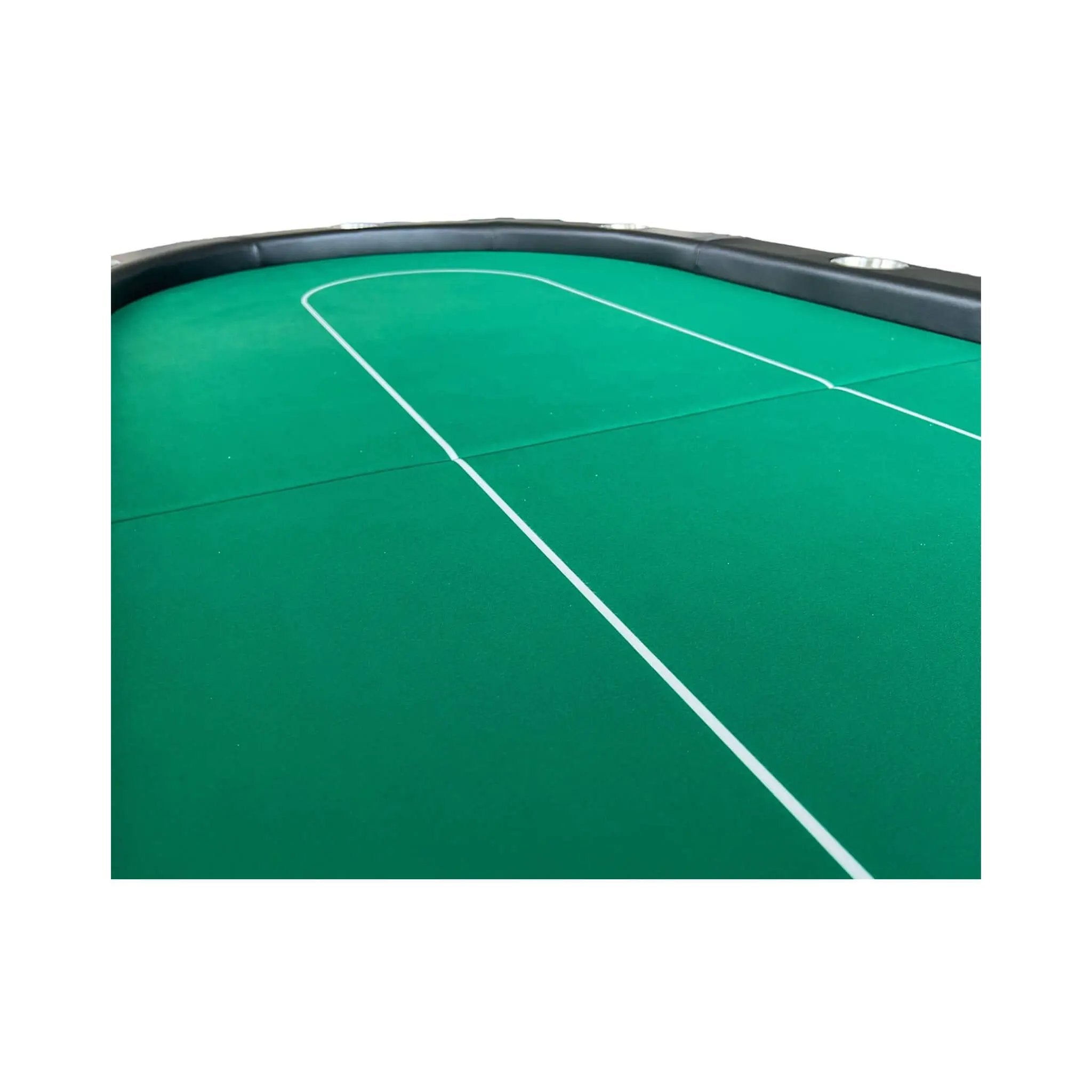 Premium 94-Inch Foldable 10-Player Poker Table With Wheels (SAK43087) by SAKSBY WHOLESALE