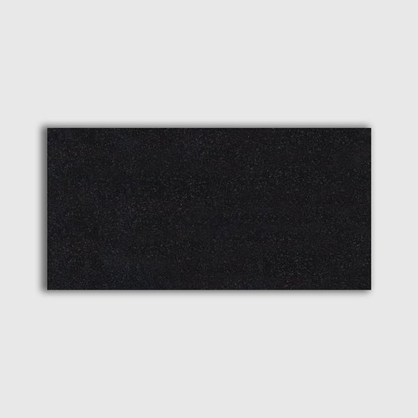 Premium Absolute Black Polished Granite Tiles 12x24