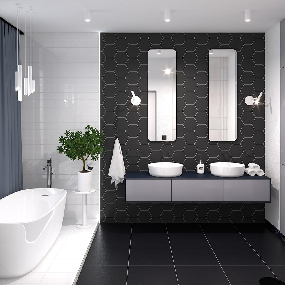 Premium Absolute Black Polished Granite Tiles 18x18 Granite Polished 18x18 Tiles — 2