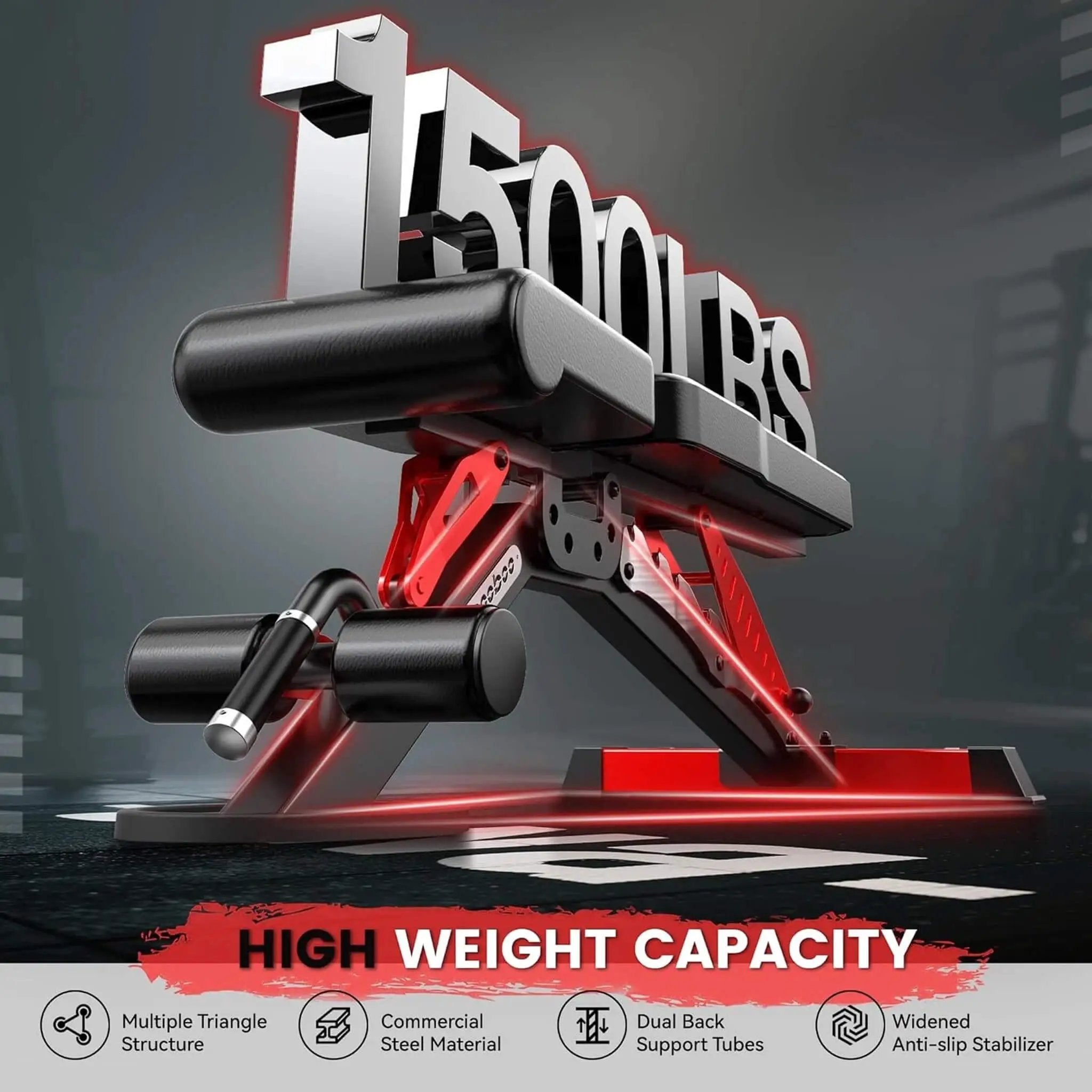 Rovix Premium 2000LBS All-In-One Squat Rack Power Cage With Smith Machine (SAK59213) by SAKSBY WHOLESALE