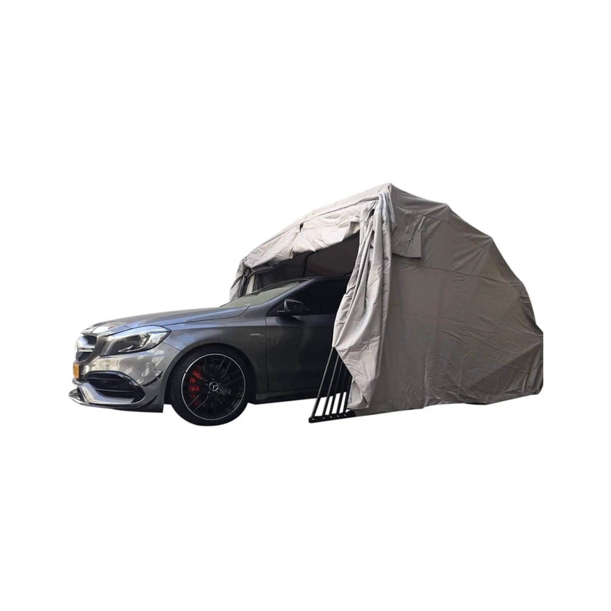 [09X20FT] Alora Premium All-Weather Retractable Steel Frame Carport Canopy For Cars & SUVs (SAK41385) by SAKSBY WHOLESALE