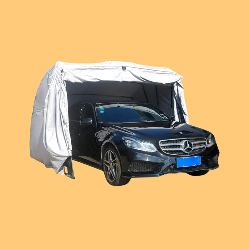 [09X20FT] Alora Premium All-Weather Retractable Steel Frame Carport Canopy For Cars & SUVs (SAK41385) by SAKSBY WHOLESALE