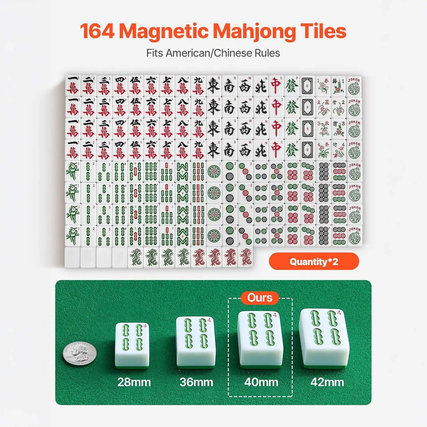 Premium Automatic Foldable Mahjong Table With Wheels And Two Sets Of Tiles (SAK92307) by SAKSBY WHOLESALE