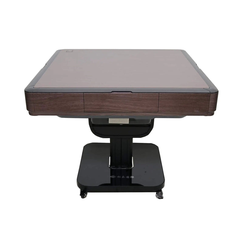 Premium Automatic Folding Mahjong Table With Walnut Finish, Two Set Of 166 40MM Numbered Tiles, And Hard Table Cover (SAK41893) by SAKSBY WHOLESALE