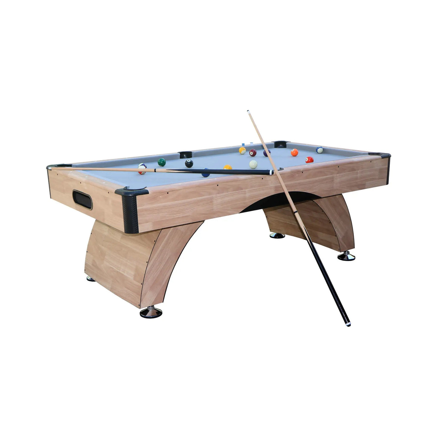 Premium 7FT Billiards Pool Wood Table for Home Game Rooms (SAK14517) by SAKSBY WHOLESALE