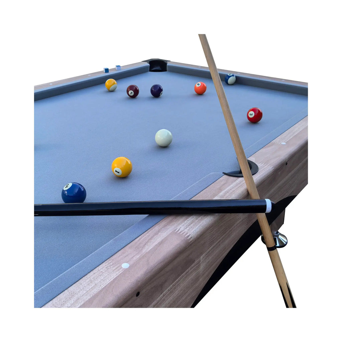 Premium 7FT Billiards Pool Wood Table for Home Game Rooms (SAK14517) by SAKSBY WHOLESALE