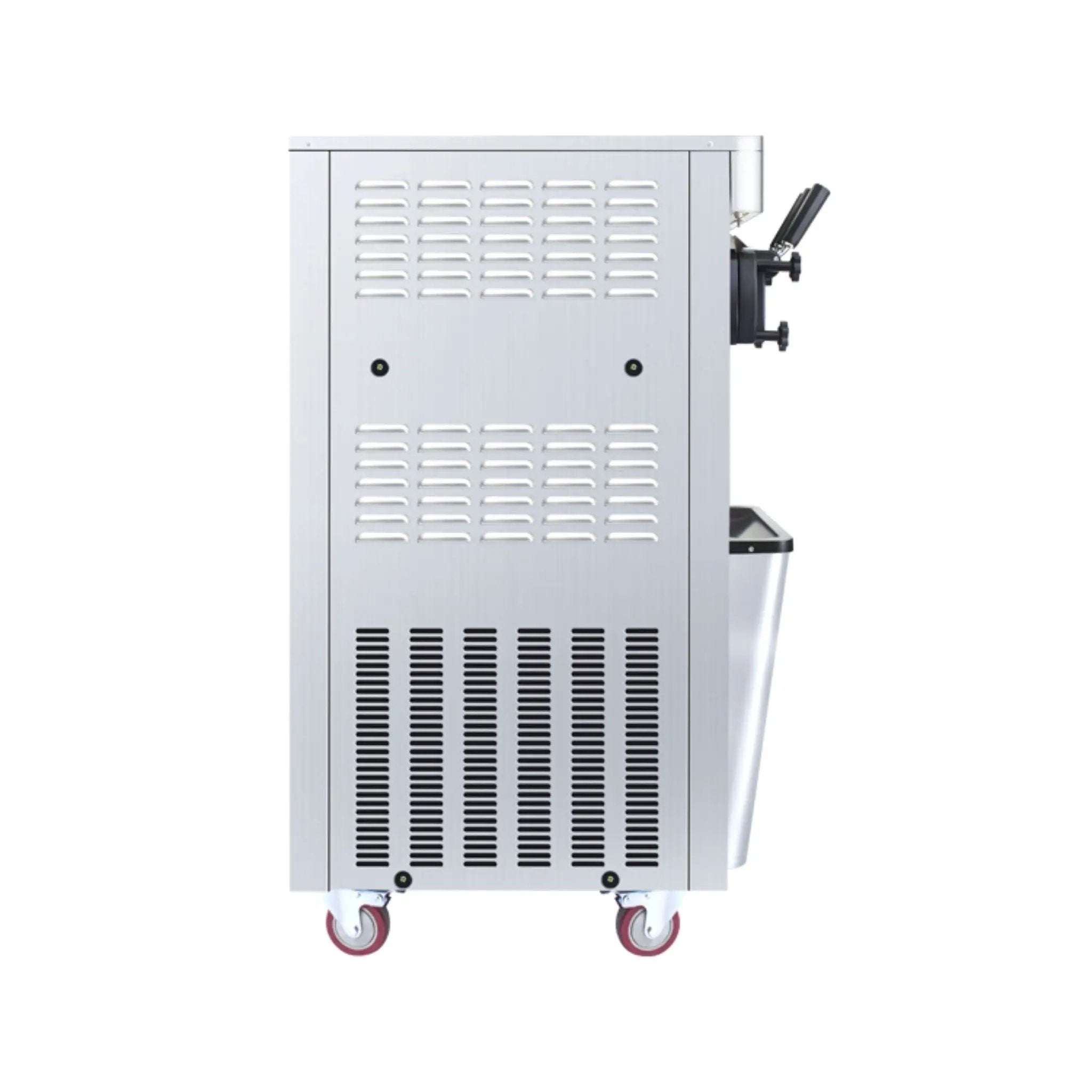 Commercial 25-30L/H Vertical 2000W 3-Flavor Soft Ice Cream Machine With Dual 6L Hoppers (SAK93406) by SAKSBY WHOLESALE