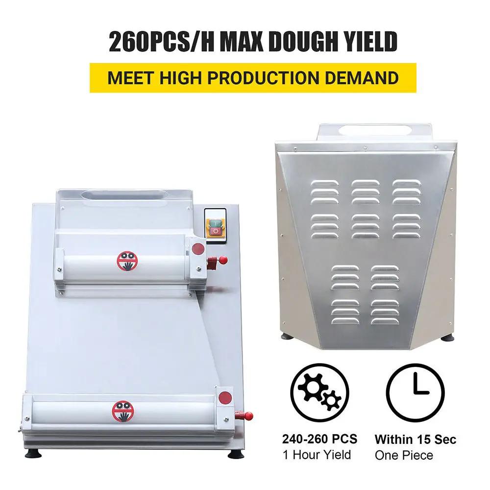 Premium Electric Commercial Pizza Dough Roller Pastry Sheeter Press Machine, 16-Inch (SAK83627) by SAKSBY WHOLESALE