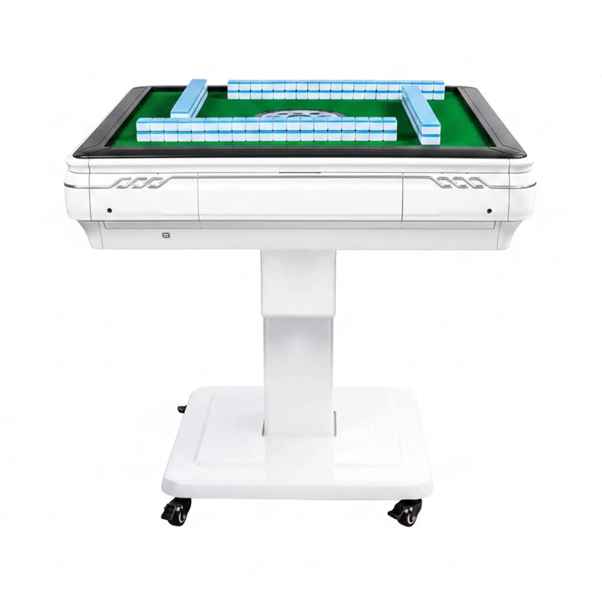 Premium Foldable 4-Player Automatic Mahjong Table With 2 Tile Sets (SAK57230) by SAKSBY WHOLESALE