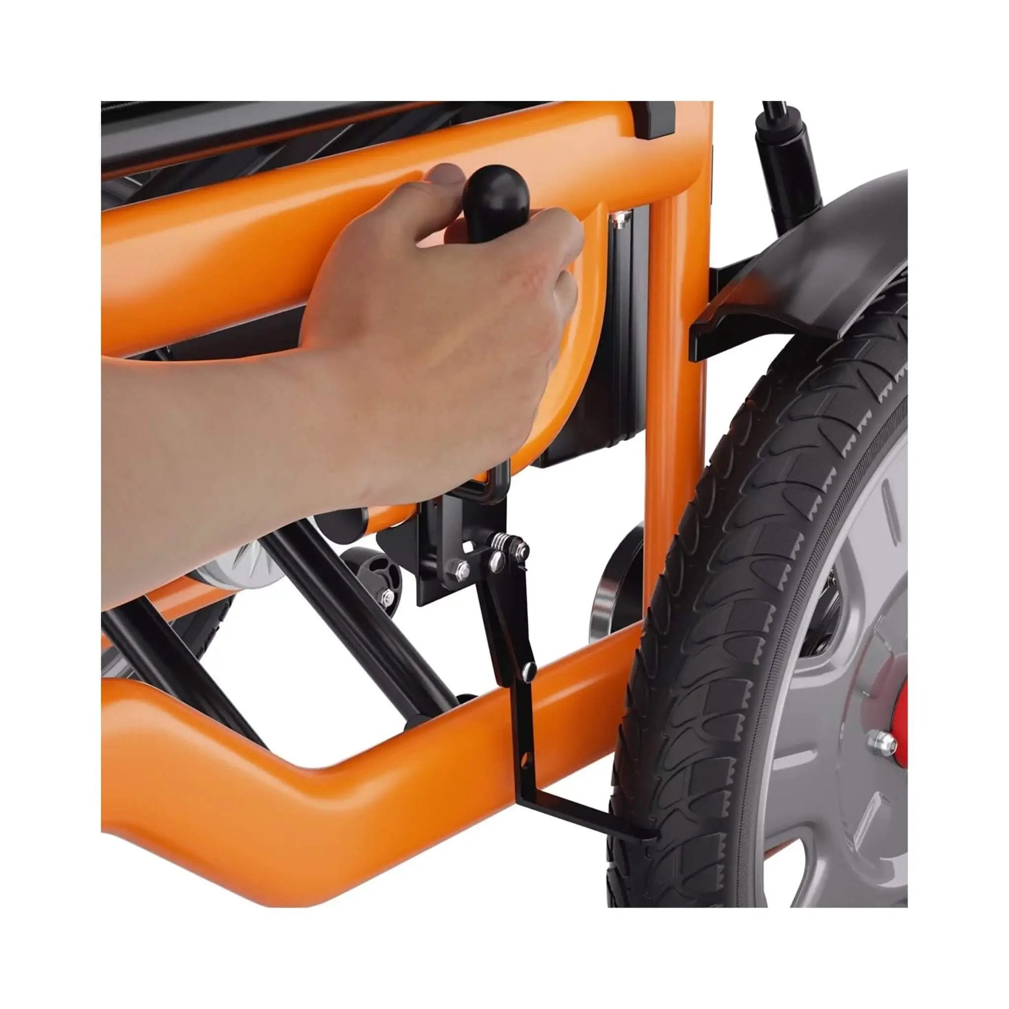 Motivo Premium Lightweight Electric Full Reclining Motorized Foldable Wheelchair (SAK91516) by SAKSBY WHOLESALE