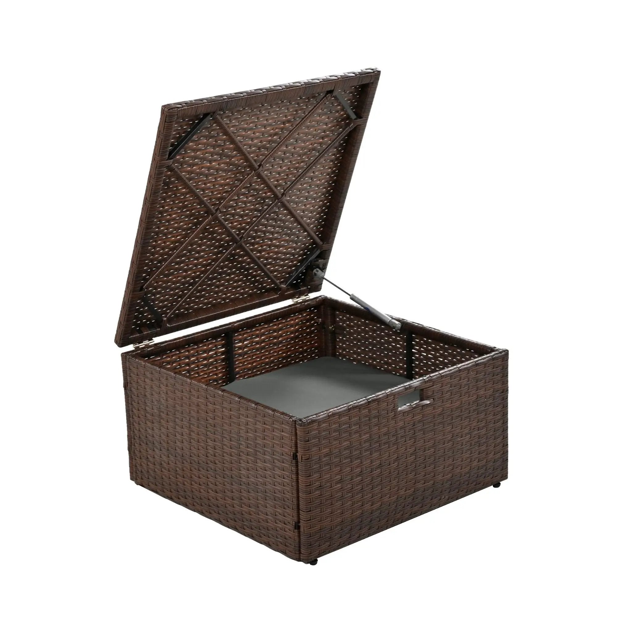 Alora Premium Outdoor 2-Seater Patio Daybed With Foldable Awning, Cushions, And Rattan Frame (SAK90233) by SAKSBY WHOLESALE