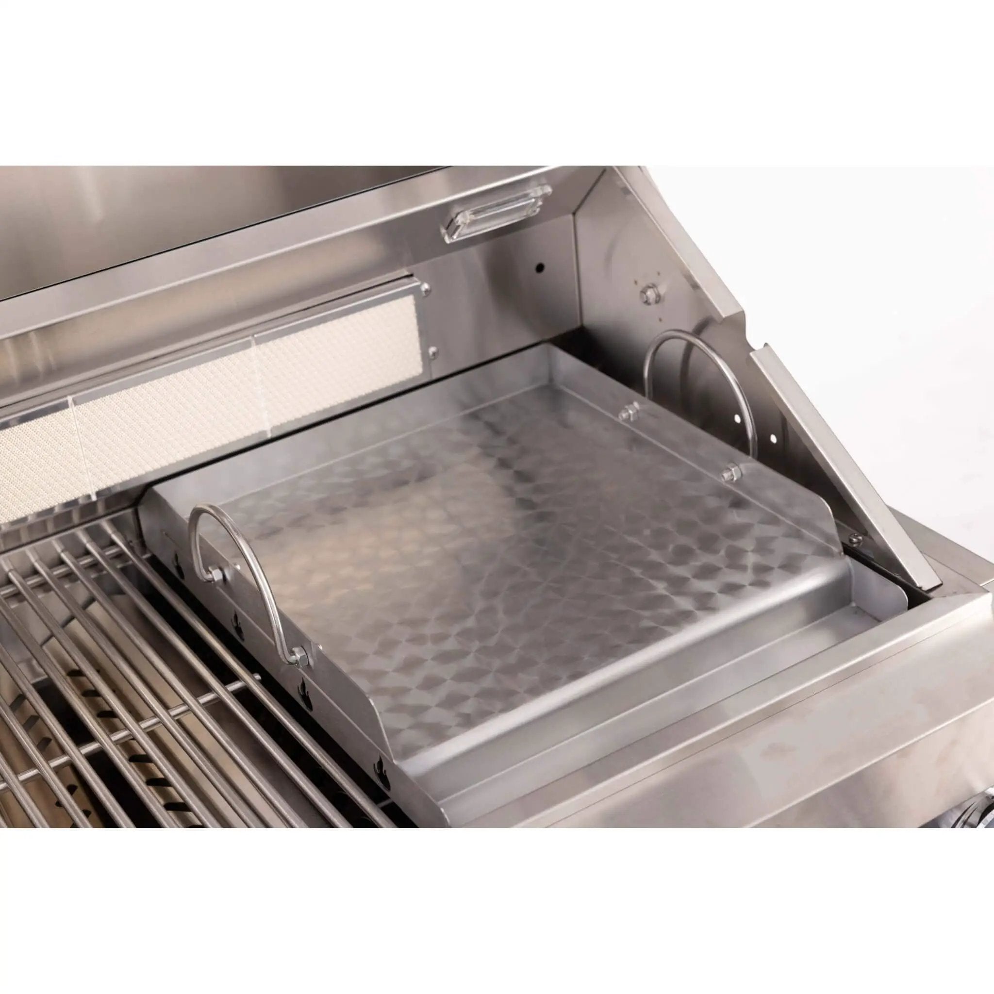 Premium Outdoor Kitchen With 32-Inch 60K BTU Built-In Stainless Steel LPG Gas Grill, Door And Drawer Combo And Stainless Steel Ice Box (SAK98661) by SAKSBY WHOLESALE