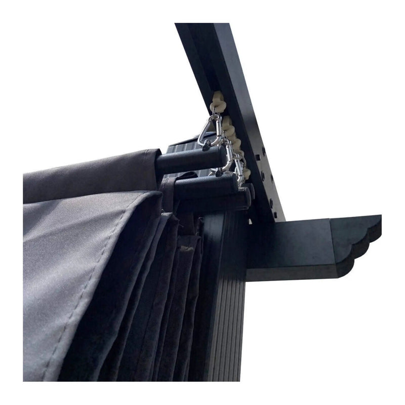 [10X13FT] Alora Premium Outdoor Patio Retractable Pergola With Canopy (SAK01864) by SAKSBY WHOLESALE