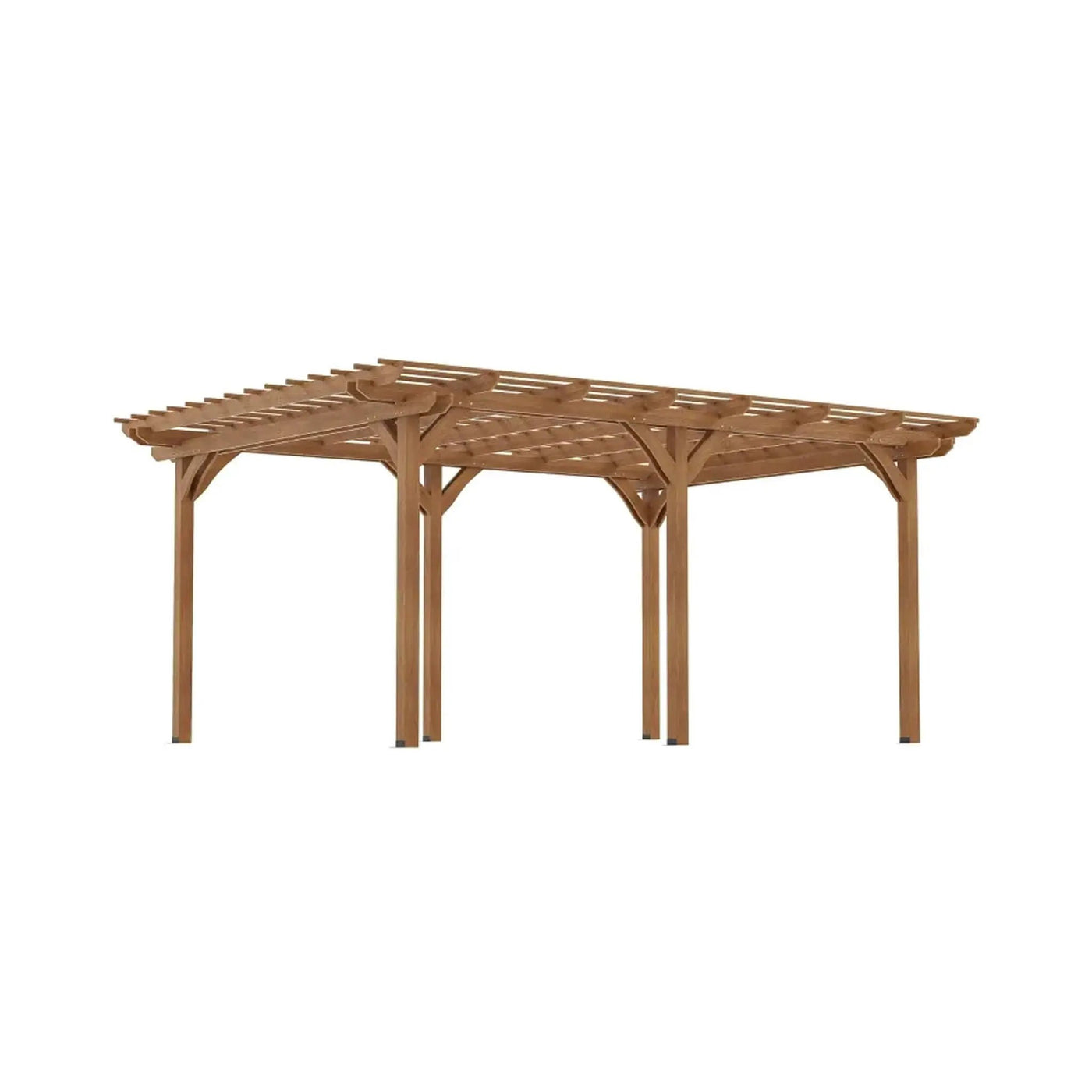 [09X12FT] Alora Premium Outdoor Wooden Grape Trellis Pergola (SAK18579) by SAKSBY WHOLESALE