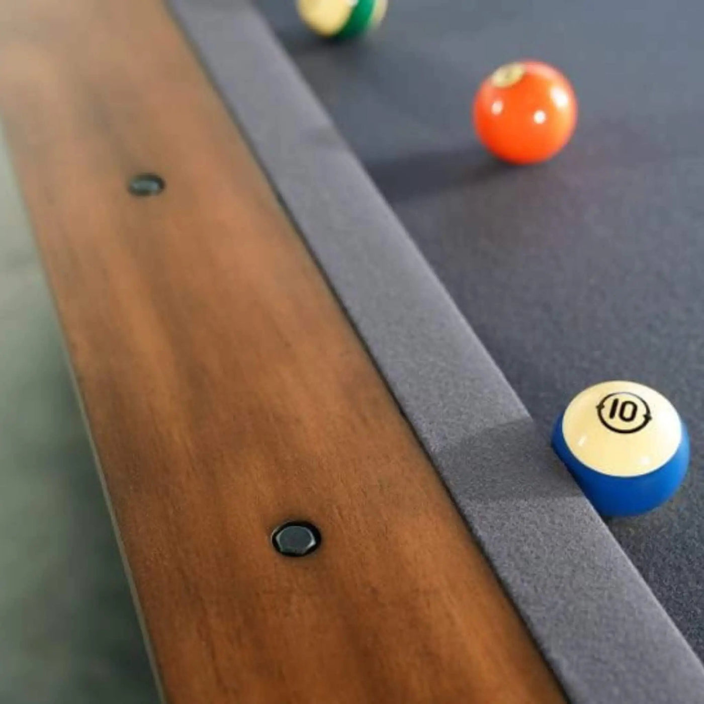 8FT Premium Professional Presli Slate Native Acacia Solid Wood Billiard Pool Table With Custom Table Cloth (SAK90428) by SAKSBY WHOLESALE