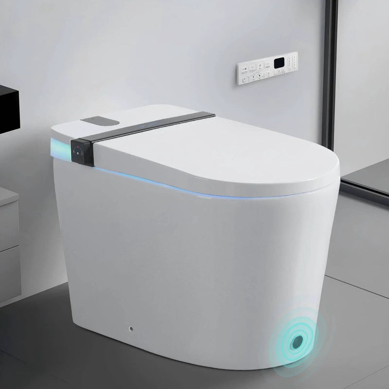 Nuvia Premium Smart Toilet With Bidet Seat LED Display & Night Light (SAK81465) by SAKSBY WHOLESALE
