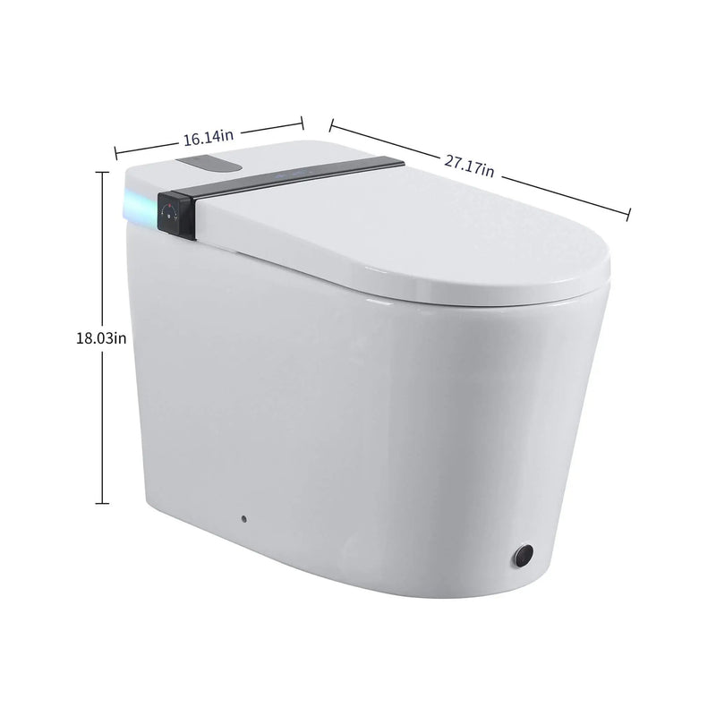 Nuvia Premium Smart Toilet With Bidet Seat LED Display & Night Light (SAK81465) by SAKSBY WHOLESALE