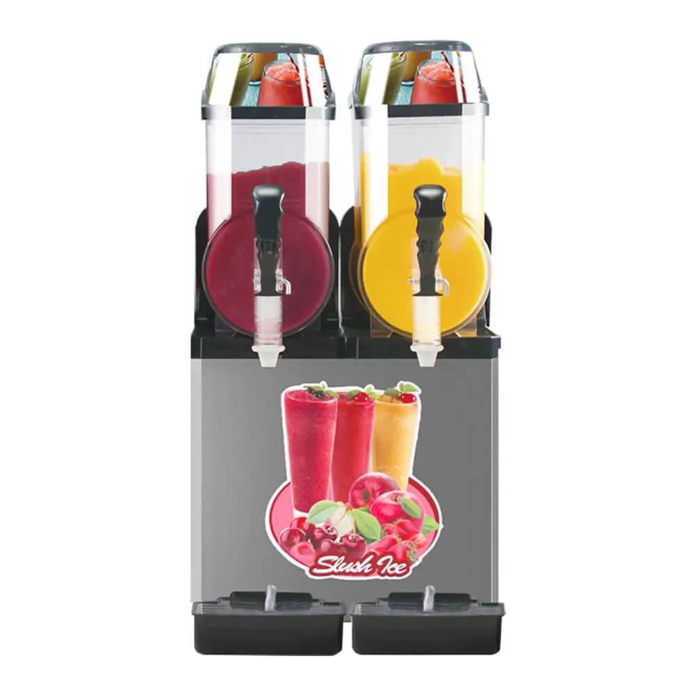 Premium Stainless Steel Margarita Frozen Drink Double Tank Slushy Maker Machine, 30L (SAK48253) by SAKSBY WHOLESALE