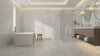 Calacatta T Honed Marble Tiles 12x12 by Stonetiledepot