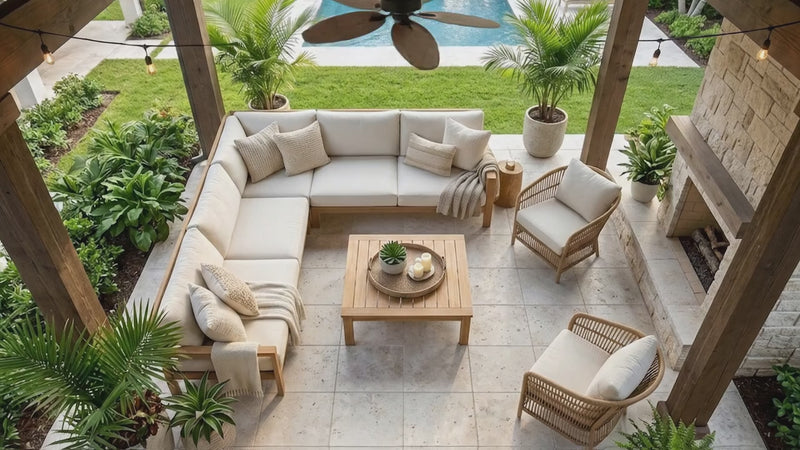 Coral Natural Pavers 24x24