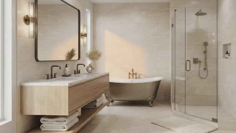 Marfil Natural Slate Look Porcelain Tiles 12x24