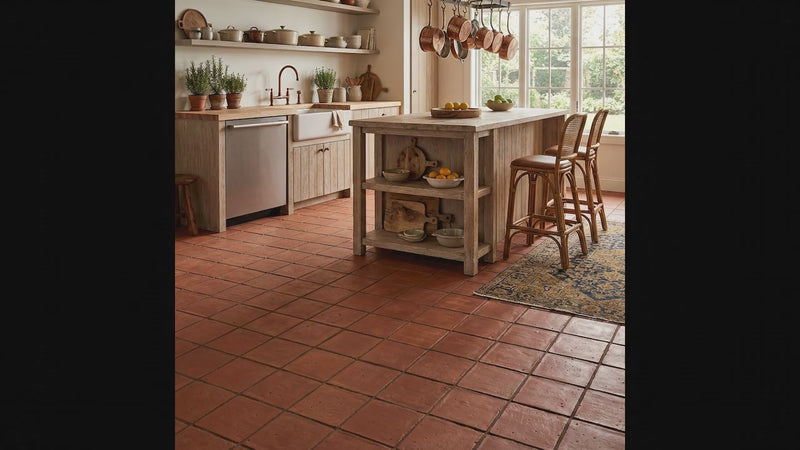 Hand Made Matte Terracotta Tiles 6x6