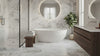 Calacatta Gold Honed Marble Tiles 12x12