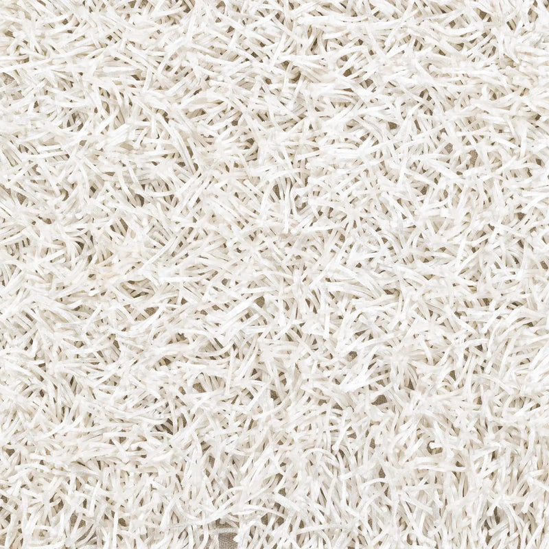 Browder 3x4 Solid Cream Shag Rug - Clearance by Boutique Rugs