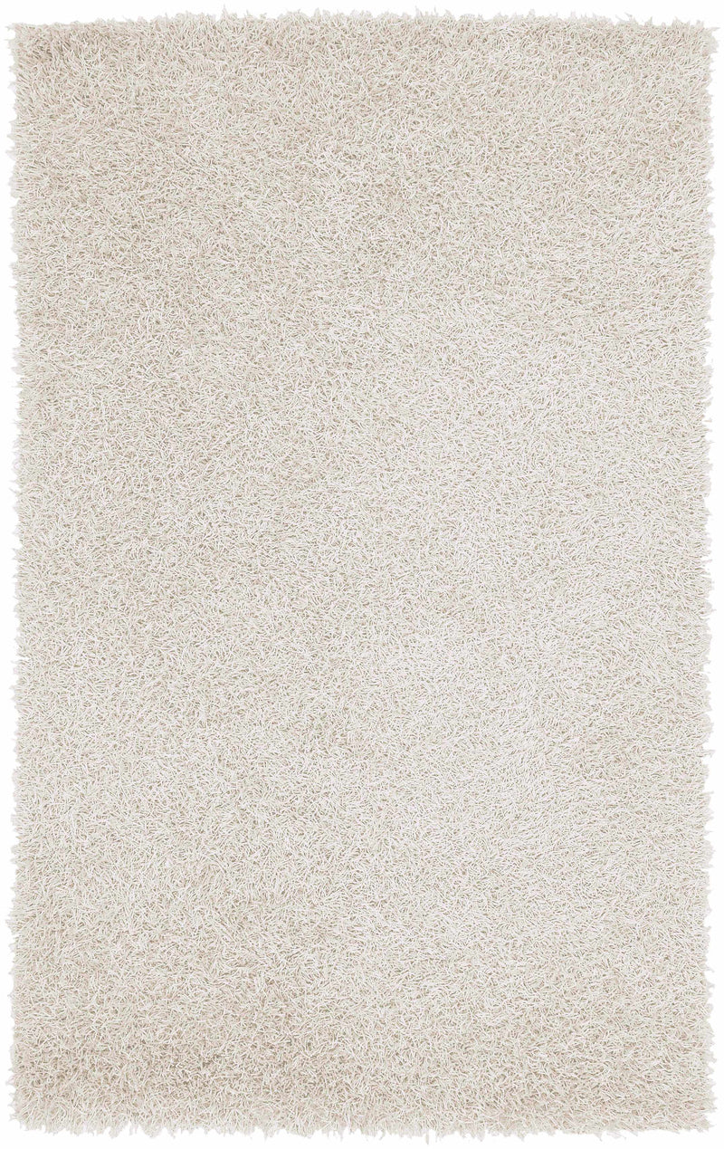 Browder 3x4 Solid Cream Shag Rug - Clearance by Boutique Rugs